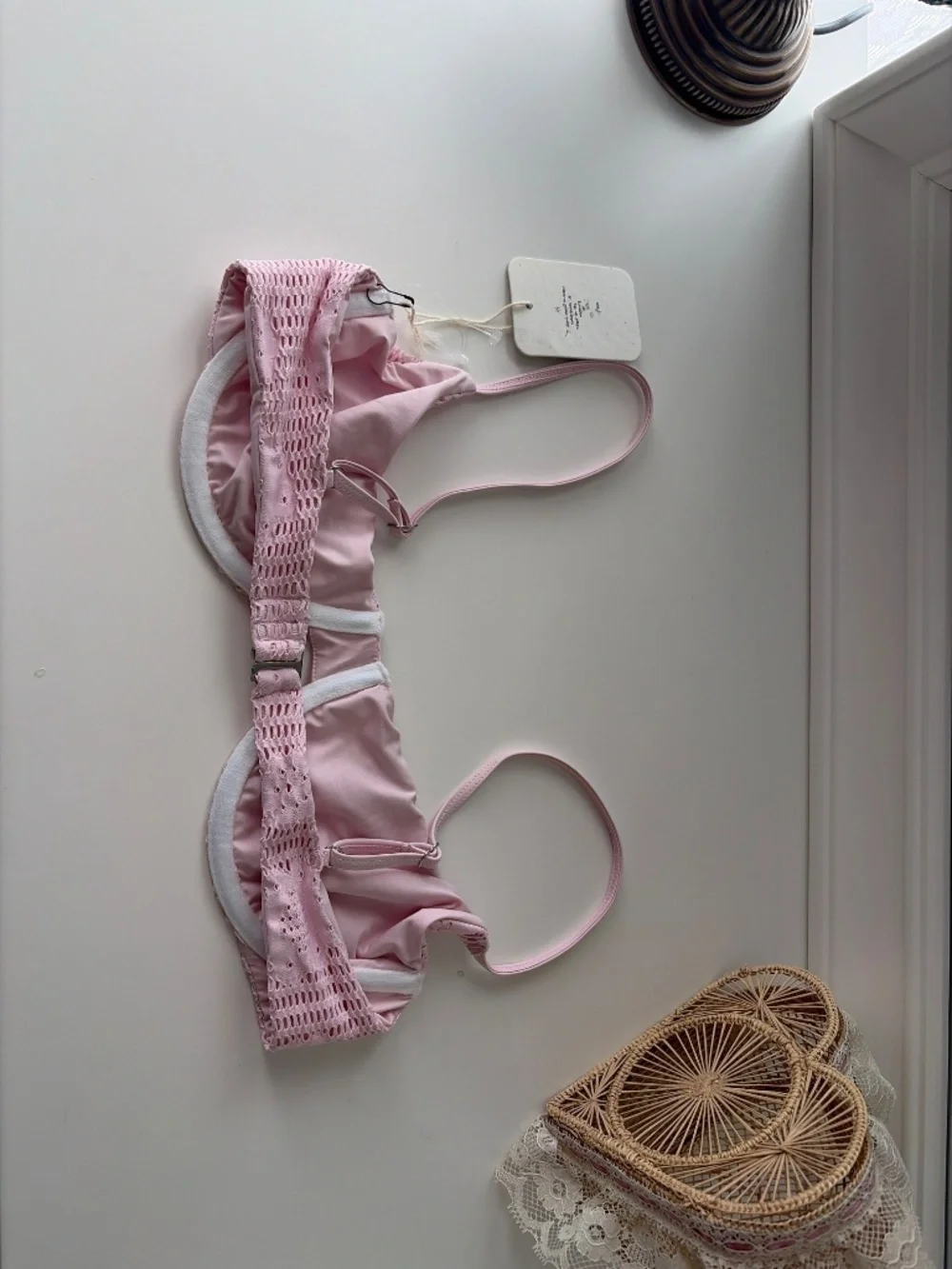 Frankie’s Bikinis Pamela Jacquard top and Zeus bottom